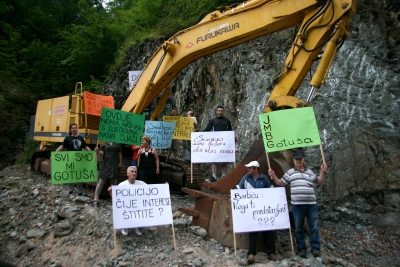 Two illegal dams and villagers battling the year round