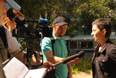 Antinuclear activists in Belarus